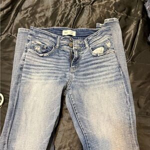 BKE Women's Light Blue Skinny Jeans